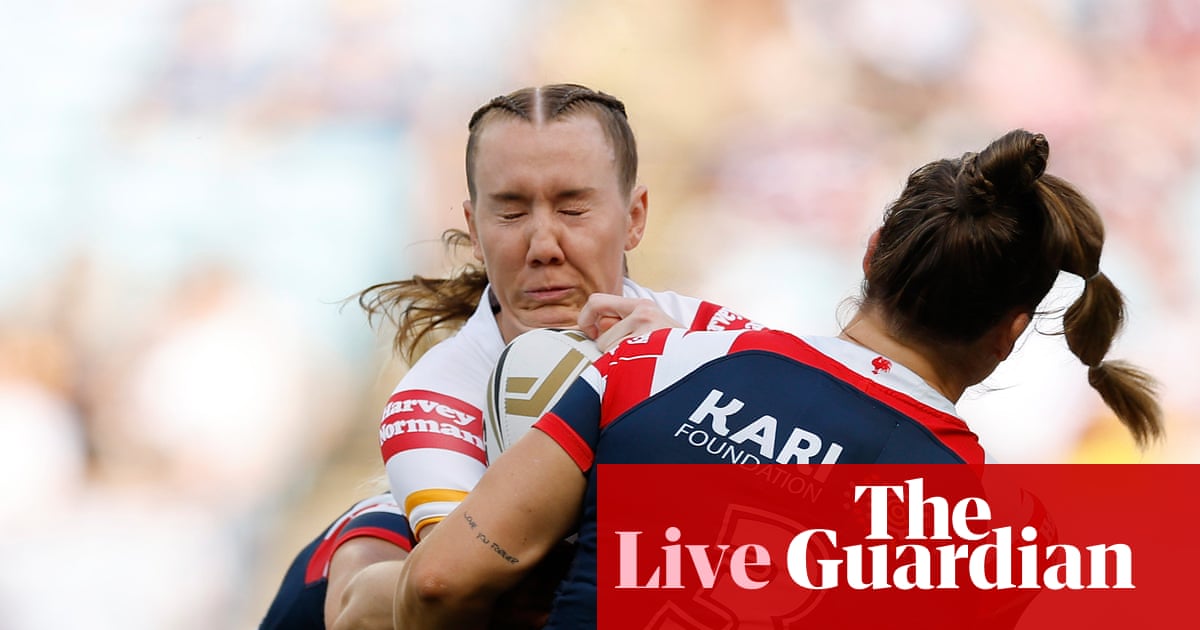 NRLW 2025 grand final: Sydney Roosters v Brisbane Broncos rugby league live