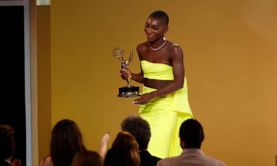 Michaela Coel won for best writing in a limited series, for I May Destroy You.