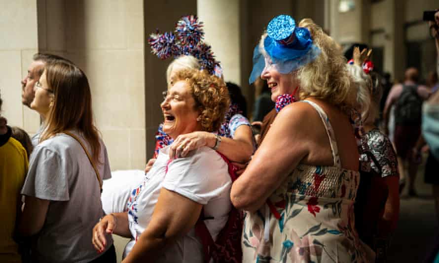 A group of women watch and enjoy the service at St. Paul’s.