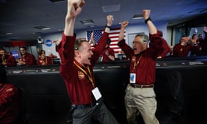 Image result for InSight probe touches down on red planet