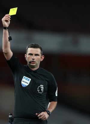 The absence of fans has led to fewer yellow cards being dished out to visiting teams