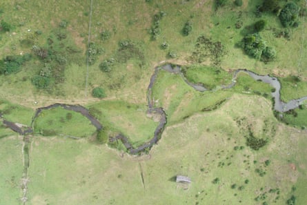 Overhead view of the Monte Verde site