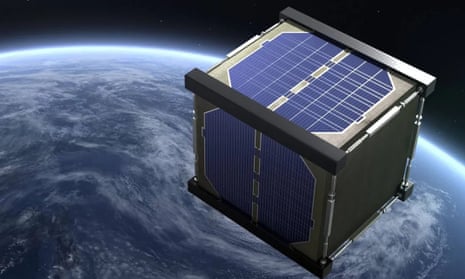 The wooden LignoSat satellite [artist’s impression].