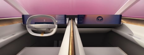The interior of the Jaguar Tye 00 concept car