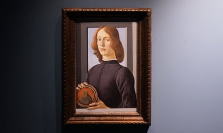 Sandro Botticelli’s Young Man Holding a Roundel.