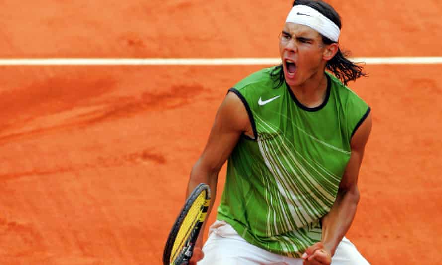 A beast on court … Rafael Nadal.