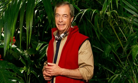 He's a celebrity … but Nigel Farage gives me the creepy crawlies, I'm a  Celebrity