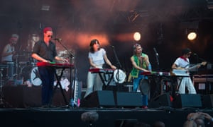 la femme on stage at the rock en seine festival paris 2016