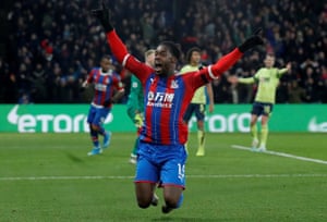 Crystal Palace’s Jeffrey Schlupp scored the winner against Bournemouth