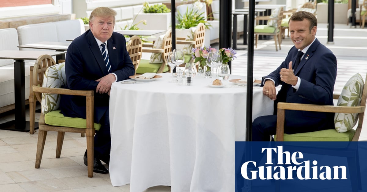 Macron hopes to convince G7 leaders to halt trade war and heal divisions
