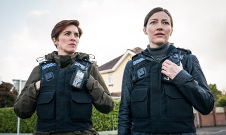 ‘The most intriguing villain yet?’: Kelly Macdonald, right, with Vicky McClure in the latest Line of Duty