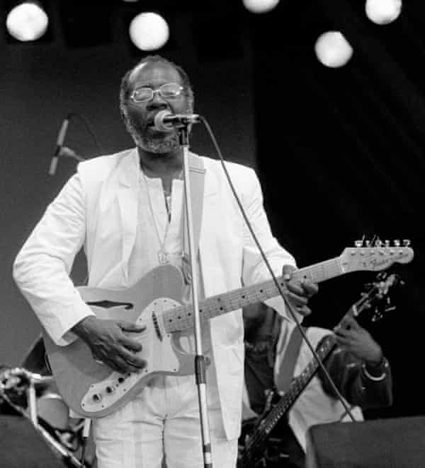 Curtis Mayfield at Glastonbury in 1983