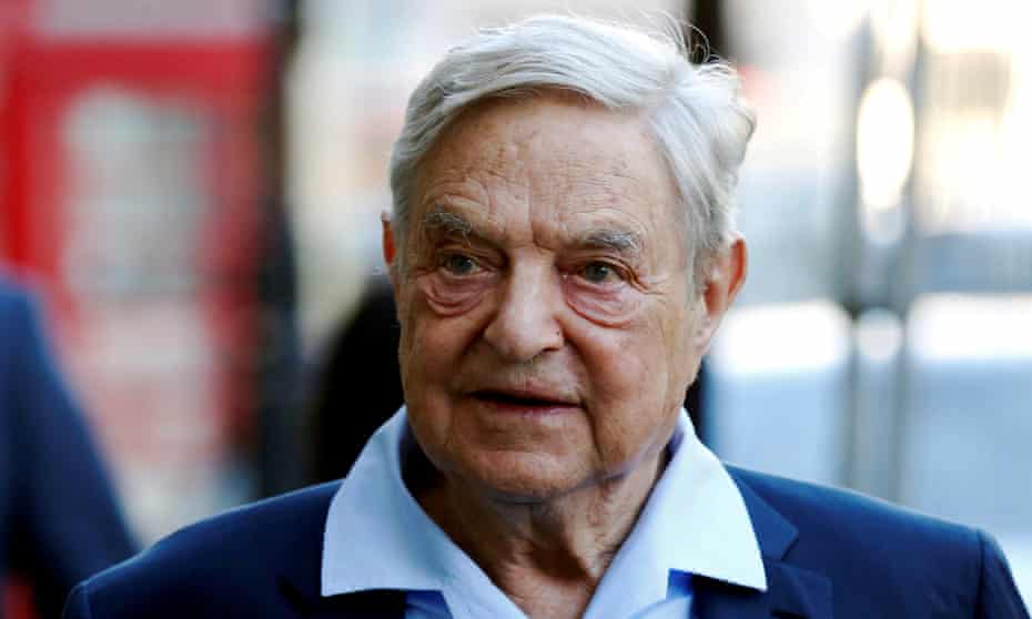 George Soros arrives to speak at the Open Russia Club in London, Britain, 20 June 2016.