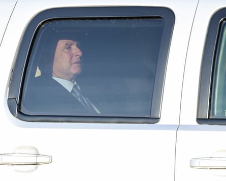 The US special envoy, Steve Witkoff, leaves the Adlon hotel in Berlin to attend a meeting at the chancellery