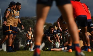 Isaac Fines of the Brumbies Isaac Fines of the Brumbies