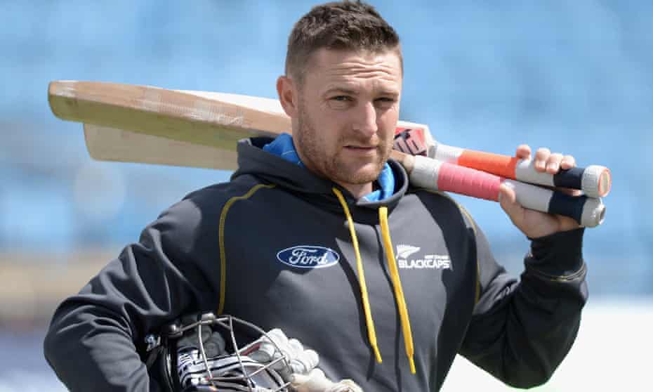 Brendon McCullum of New Zealand prepares to bat during a nets session at Headingley Cricket Ground on 28 May 2015 in Leeds.