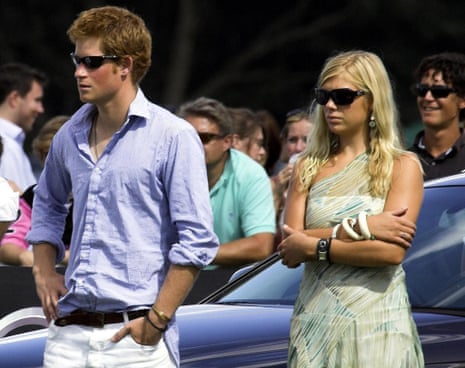 Prince Harry and Chelsy Davy at the Guards Polo Club in Windsor in July 2006.