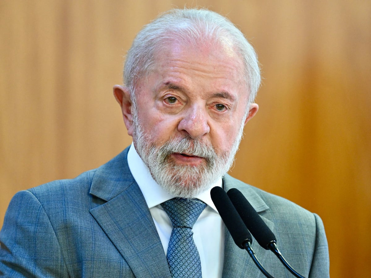 Lula threatens 50% tariff on US goods in retaliation for Trump levy on Brazil | Trump tariffs | The Guardian
