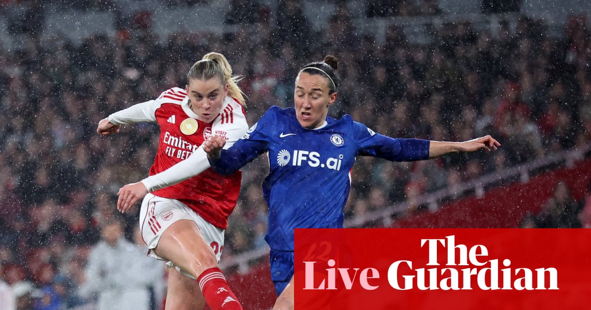Arsenal 3-1 Chelsea: Women’s Champions League quarter-final, first leg – as it happened