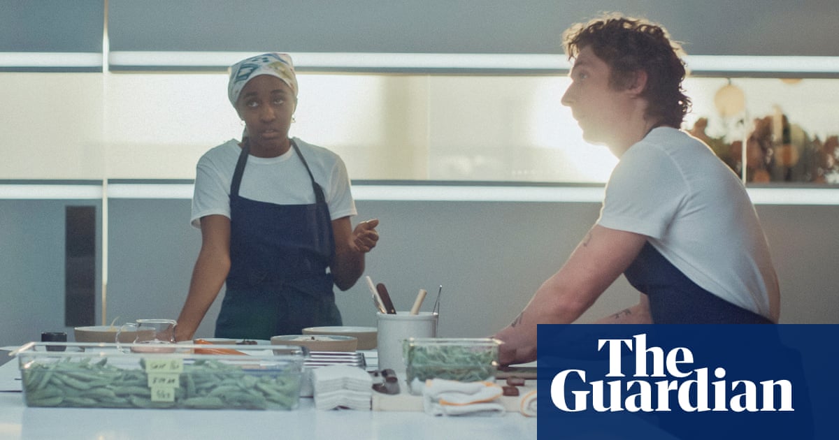 Sydney's white T-shirt suggests there is more to The Bear than costume and drama