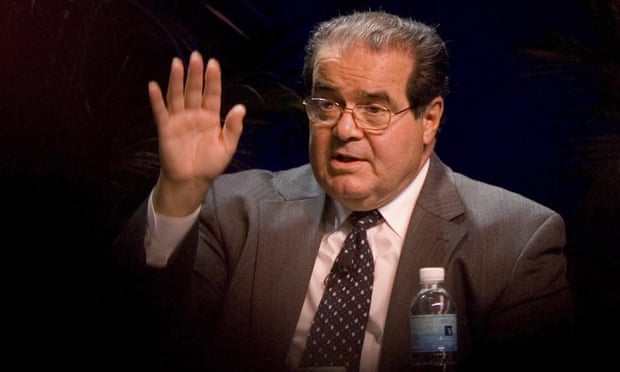 US supreme court Associate Justice Antonin Scalia speaks at the ACLU Membership Conference in Washington DC on 15 October 2006.