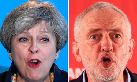 Theresa May and Jeremy Corbyn: ‘No party has put forward a prime ministerial candidate that deserves our overwhelming support.’ 