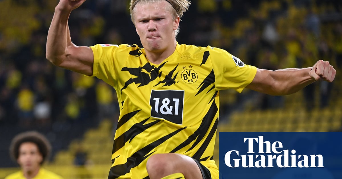 European roundup: Haaland double fires Dortmund to winning start