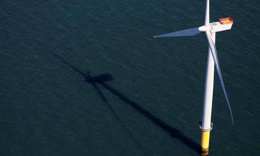 A file photo of the Walney Extension offshore wind farm off the coast of Blackpool, UK