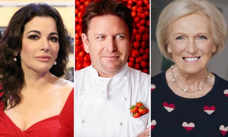 Recipes by TV chefs such as Nigella Lawson, James Martin and Mary Berry will be removed from the BBC website.