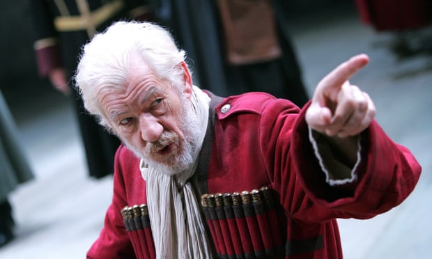 Ian McKellen as King Lear in Royal Shakespeare Company’s 2007 production.