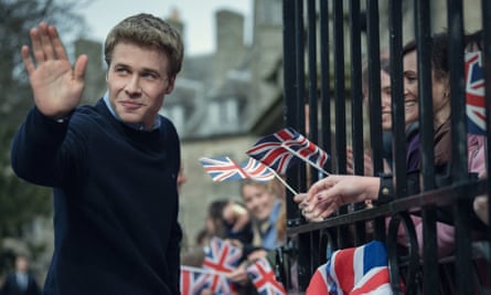 Struggles to accept a life of public scrutiny … Ed McVey as Prince William.