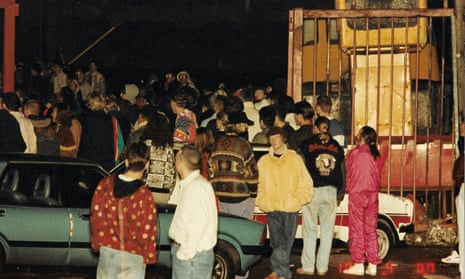 Revellers at one of Blackburn’s raves in 1989