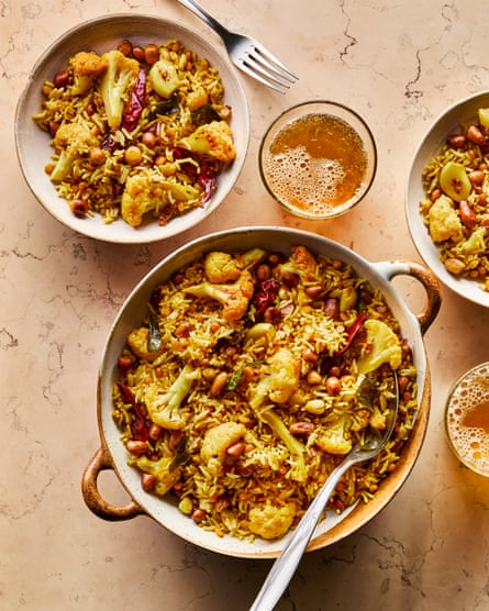 Chetna Makan’s podi cauliflower rice.