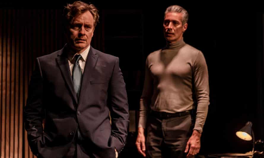 Toby Stephens and Silas Carson in The Forest.