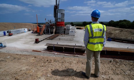 Sirius Minerals’ test drilling station at the North York Moors near Whitby