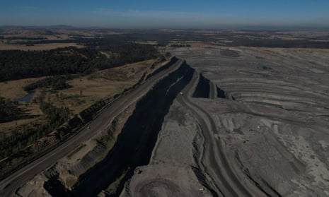 A photo of Glencore's Mount Owen mine site in Ravensworth, Australia.