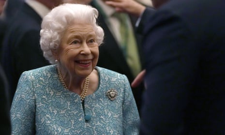 The Queen at a reception for the Global Investment Summit in Windsor Castle earlier this month