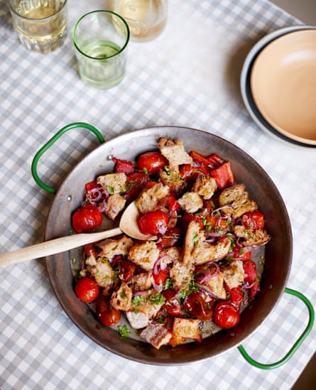 Katy Beskow’s easy vegan panzanella.