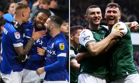 Plymouth aim to overturn history at Ipswich in titanic promotion tussle