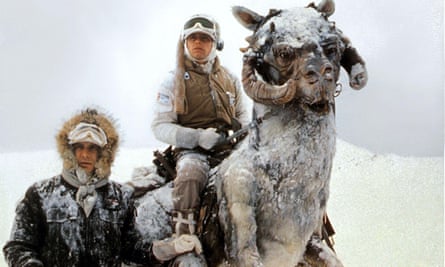 Han with Luke on a Tauntaun
