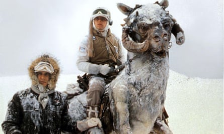 Han with Luke on a tauntaun