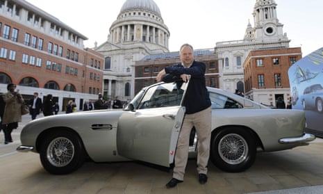 Andy Palmer with Aston Martin car