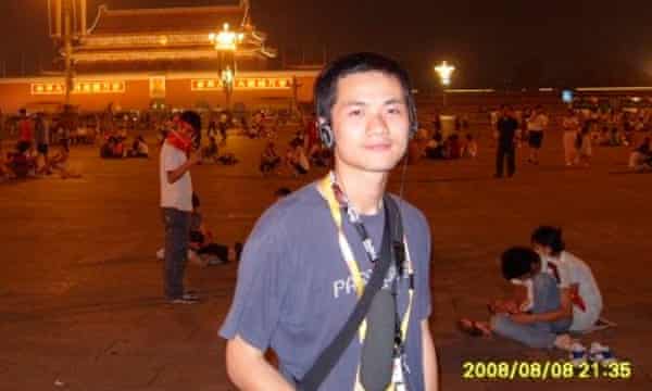 Vincent Ni reporting on the Beijing Olympics for CBC/Radio-Canada