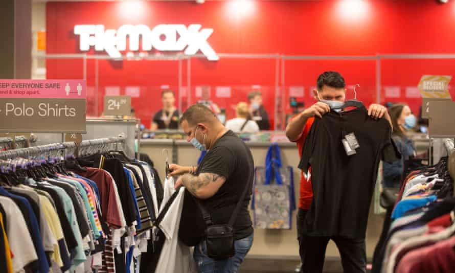 Tk Maxx Overtakes Topshop In Uk Despite Covid Crisis Retail Industry The Guardian