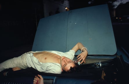 Like a beautiful corpse … French Chris on the convertible, New York City (1979).