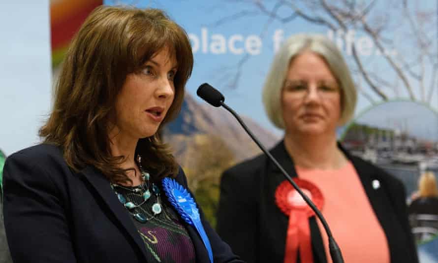 Trudy Harrison after winning Copeland byelection