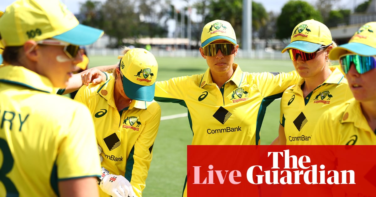 Australia v India: second women's one-day international - live