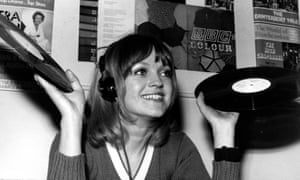 Annie Nightingale of Radio 1 in 1970.