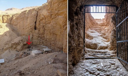 Entrance to the tomb of Thutmose II