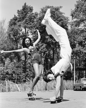 Skateboarding fashion, 6 July 1976.